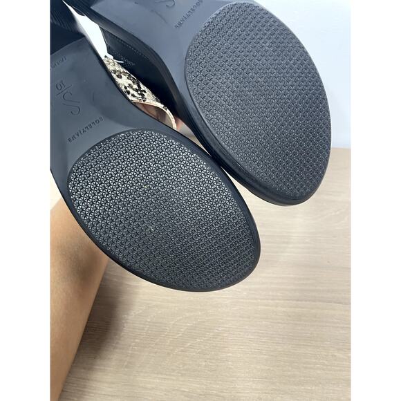 SoleyJane Sydney Heels Adelaide Snake & Sydney black 10 - Picture 7 of 11